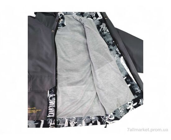 Вітровка дитяча Весна/осінь 2123 сірий (4 шт. р.сітка150-180) "Kids-modnik" недорого оптом від прямого постачальника, зображення 3 Вітровка дитяча Весна/осінь 2123 сірий (4 шт. р.сітка150-180) "Kids-modnik" недорого оптом від прямого постачальника, зображення 3