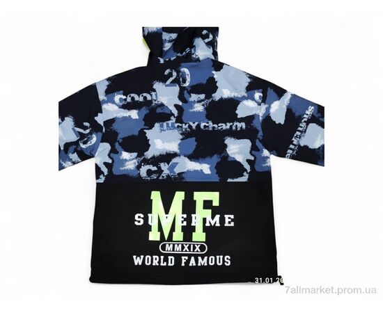 Вітровка дитяча Весна/осінь 2121 блакитний (4 шт. р.сітка150-180) "Kids-modnik" недорого оптом від прямого постачальника, зображення 2 Вітровка дитяча Весна/осінь 2121 блакитний (4 шт. р.сітка150-180) "Kids-modnik" недорого оптом від прямого постачальника, зображення 2