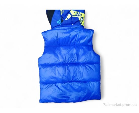 Жилетка дитяча Весна/осінь 908 електрик (5 шт. р.сітка98-122) "Kids-modnik" недорого оптом від прямого постачальника, зображення 2