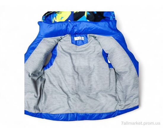 Жилетка дитяча Весна/осінь 908 електрик (5 шт. р.сітка98-122) "Kids-modnik" недорого оптом від прямого постачальника, зображення 3