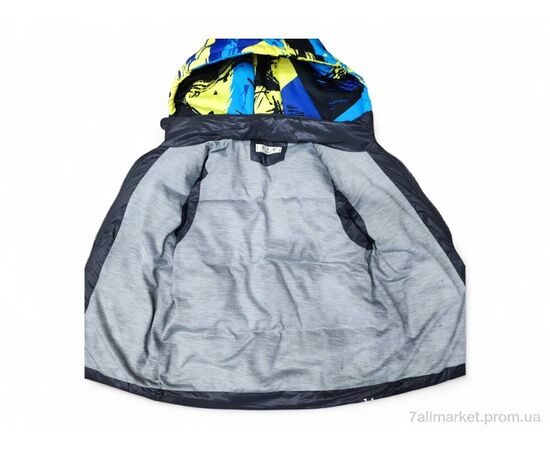 Жилетка дитяча Весна/осінь 908 т.сірий-синій (5 шт. р.сітка98-122) "Kids-modnik" недорого оптом від прямого постачальника, зображення 3