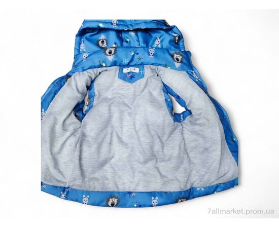 Жилетка дитяча Весна/осінь 907 блакитний (5 шт. р.сітка98-122) "Kids-modnik" недорого оптом від прямого постачальника, зображення 3