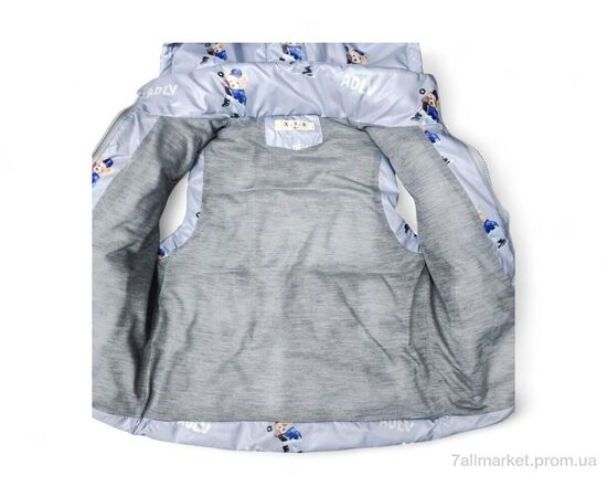 Жилетка дитяча Весна/осінь 902 св.сірий (5 шт. р.сітка98-122) "Kids-modnik" недорого оптом від прямого постачальника, зображення 3