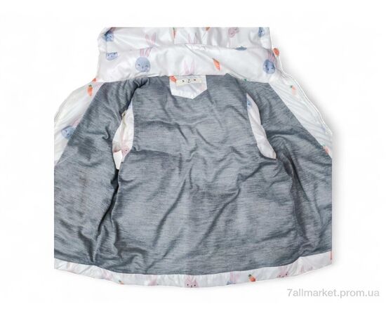 Жилетка дитяча Весна/осінь 901 молочний (5 шт. р.сітка98-122) "Kids-modnik" недорого оптом від прямого постачальника, зображення 3