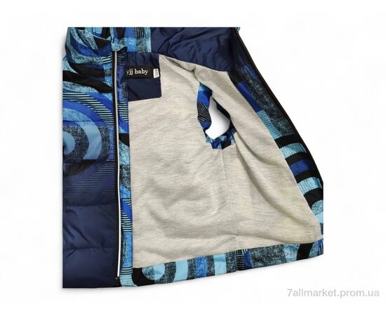 Жилетка дитяча Весна/осінь 2235 т.синій (5 шт. р.сітка80-104) "Kids-modnik" недорого оптом від прямого постачальника, зображення 2