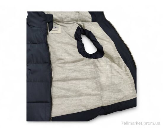 Жилетка дитяча Весна/осінь MJ216 т.синій (5 шт. р.сітка92-116) "Kids-modnik" недорого оптом від прямого постачальника, зображення 3