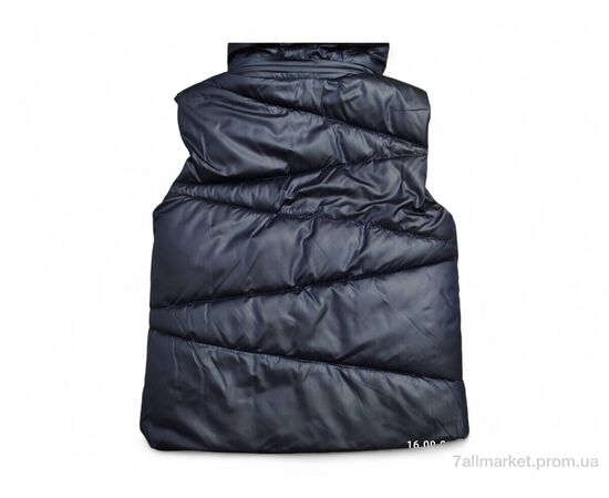 Жилетка дитяча Весна/осінь L27 т.синій з синім (5 шт. р.сітка92-116) "Kids-modnik" недорого оптом від прямого постачальника, зображення 2