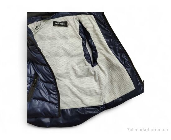 Жилетка дитяча Весна/осінь 2271 т.синій (5 шт. р.сітка86-110) "Kids-modnik" недорого оптом від прямого постачальника, зображення 3