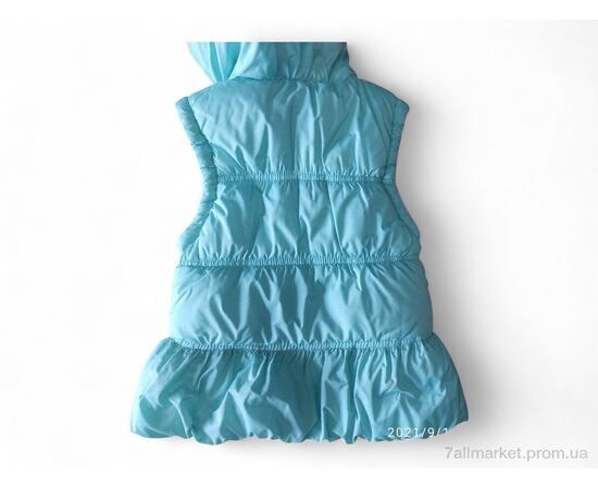 Жилетка детская Весна/осень L08 св.бірюзовий (3 шт. р.сетка L-2XL) "Kids-modnik" недорого оптом от прямого поставщика, изображение 2 Фотография Жилетка детская Весна/осень L08 св.бірюзовий (3 шт. р.сетка L-2XL) "Kids-modnik" недорого оптом от прямого поставщика, изображение 2