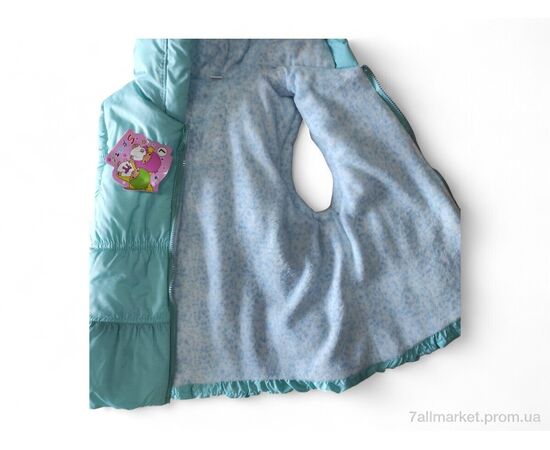 Жилетка детская Весна/осень L08 св.бірюзовий (3 шт. р.сетка L-2XL) "Kids-modnik" недорого оптом от прямого поставщика, изображение 3 Фотография Жилетка детская Весна/осень L08 св.бірюзовий (3 шт. р.сетка L-2XL) "Kids-modnik" недорого оптом от прямого поставщика, изображение 3