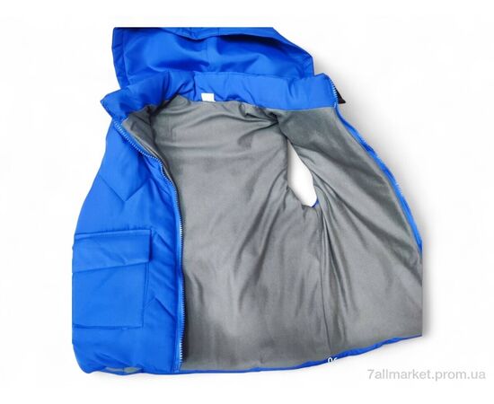 Жилетка дитяча Весна/осінь G7 електрик (4 шт. р.сіткаL-3XL) "Kids-modnik" недорого оптом від прямого постачальника, зображення 3