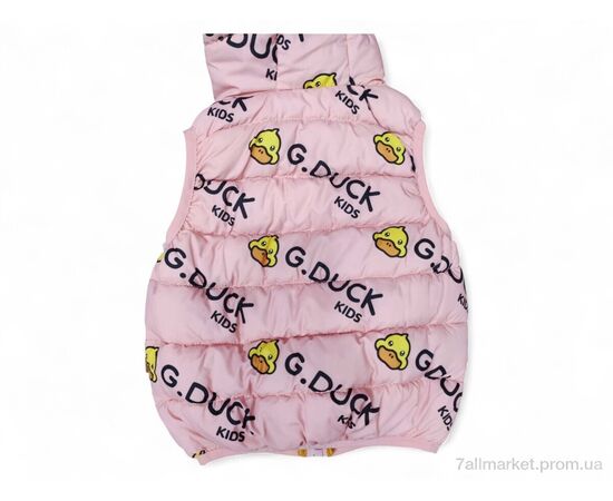 Жилетка дитяча Весна/осінь G13 пудровий (5 шт. р.сітка90-130) "Kids-modnik" недорого оптом від прямого постачальника, зображення 2
