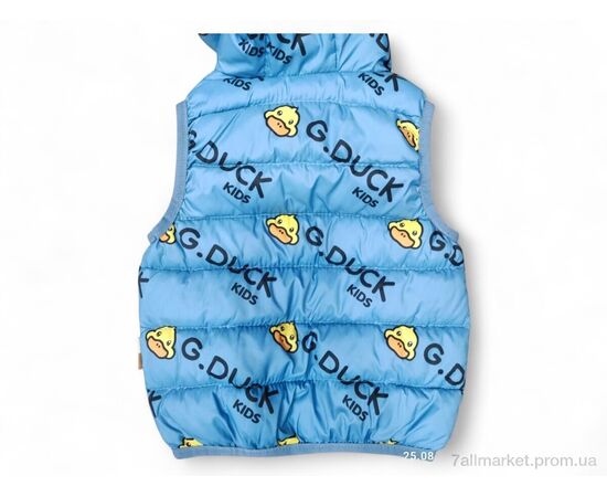 Жилетка дитяча Весна/осінь G13 синій (5 шт. р.сітка90-130) "Kids-modnik" недорого оптом від прямого постачальника, зображення 2