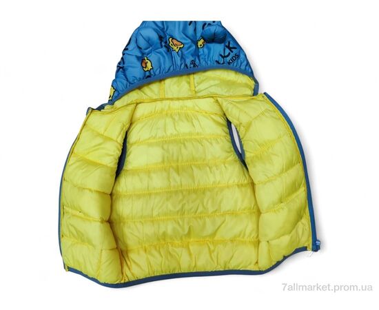 Жилетка дитяча Весна/осінь G13 синій (5 шт. р.сітка90-130) "Kids-modnik" недорого оптом від прямого постачальника, зображення 3