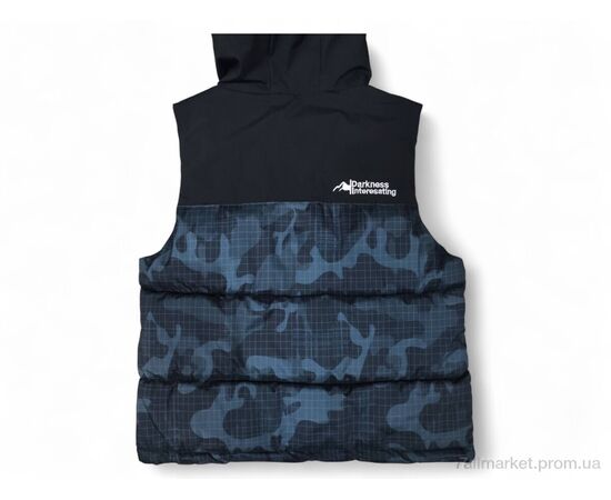 Жилетка дитяча Весна/осінь 2506 чорний (4 шт. р.сіткаL-3XL) "Kids-modnik" недорого оптом від прямого постачальника, зображення 2