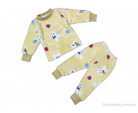 Дитяча піжама Весна/осінь КТ3 жовтий зайчик (3 шт. р.сітка1-3) "Kids-modnik" недорого оптом від прямого постачальника Дитяча піжама Весна/осінь КТ3 жовтий зайчик (3 шт. р.сітка1-3) "Kids-modnik" недорого оптом від прямого постачальника
