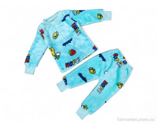 Дитяча піжама Весна/осінь КТ3 бірюзовий (3 шт. р.сітка1-3) "Kids-modnik" недорого оптом від прямого постачальника Дитяча піжама Весна/осінь КТ3 бірюзовий (3 шт. р.сітка1-3) "Kids-modnik" недорого оптом від прямого постачальника