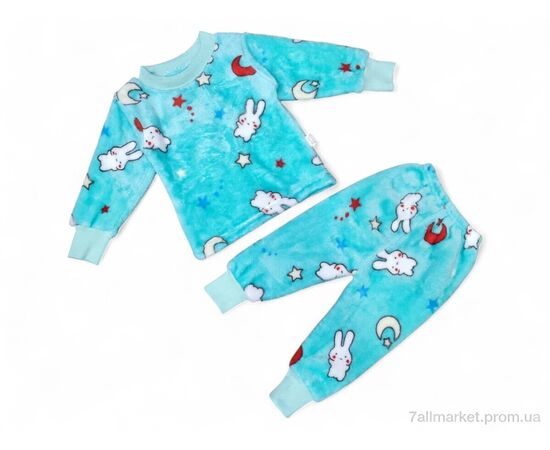 Дитяча піжама Весна/осінь КТ3 бірюзовий зірочки (3 шт. р.сітка1-3) "Kids-modnik" недорого оптом від прямого постачальника Дитяча піжама Весна/осінь КТ3 бірюзовий зірочки (3 шт. р.сітка1-3) "Kids-modnik" недорого оптом від прямого постачальника