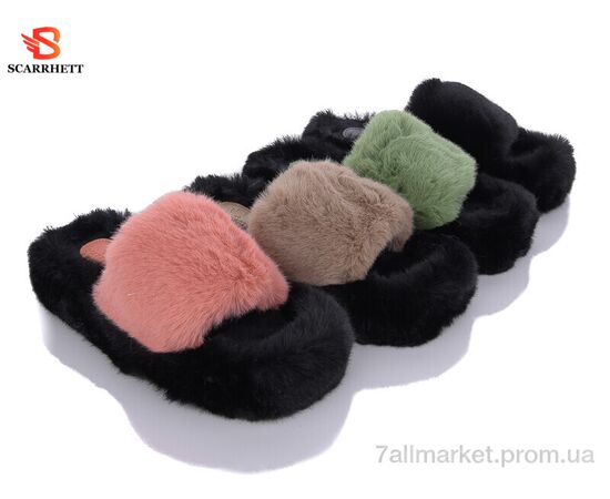 Тапки женские для дома Весна/осень 1322 mix (12 пар р.35-40) "SCARRHETT" недорого оптом от прямого поставщика Фотография Тапки женские для дома Весна/осень 1322 mix (12 пар р.35-40) "SCARRHETT" недорого оптом от прямого поставщика