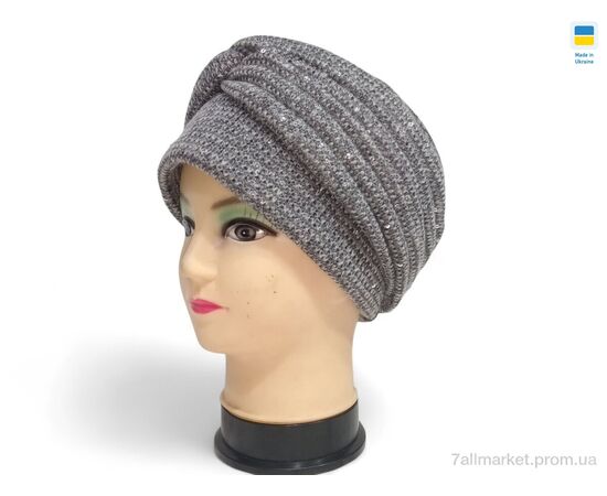 Чалма жіноча Весна/осінь 0321 сірий (2 шт. р.сітка56-62) "Mabi" недорого оптом від прямого постачальника Чалма жіноча Весна/осінь 0321 сірий (2 шт. р.сітка56-62) "Mabi" недорого оптом від прямого постачальника