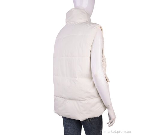 Жилетка женская Весна/осень M01 (11959) l.beige (4 шт. р.сетка M-2XL) "Obuvok" недорого оптом от прямого поставщика, изображение 2 Фотография Жилетка женская Весна/осень M01 (11959) l.beige (4 шт. р.сетка M-2XL) "Obuvok" недорого оптом от прямого поставщика, изображение 2