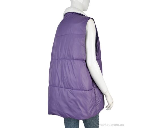 Жилетка жіноча Весна/осінь M618 (11962) violet (4 шт. р.сіткаM-2XL) "Obuvok" недорого оптом від прямого постачальника, зображення 2 Жилетка жіноча Весна/осінь M618 (11962) violet (4 шт. р.сіткаM-2XL) "Obuvok" недорого оптом від прямого постачальника, зображення 2