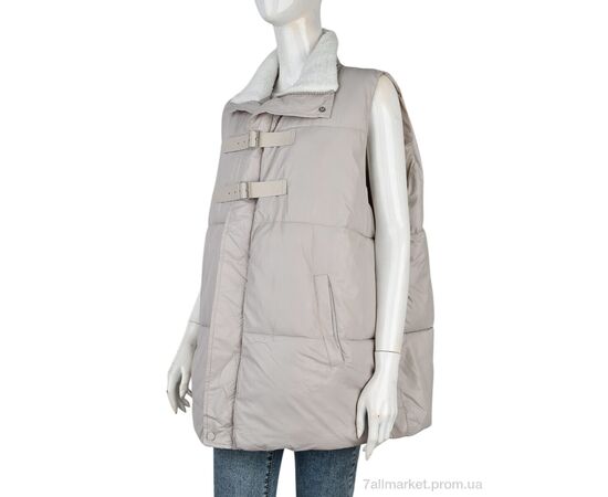 Жилетка жіноча Весна/осінь M618 (11962) beige (4 шт. р.сіткаM-2XL) "Obuvok" недорого оптом від прямого постачальника Жилетка жіноча Весна/осінь M618 (11962) beige (4 шт. р.сіткаM-2XL) "Obuvok" недорого оптом від прямого постачальника