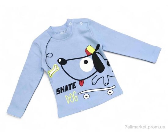 Батник дитячий Весна/осінь 2024 блакитний Skate (4 шт. р.сітка1-4) "Kids-modnik" недорого оптом від прямого постачальника Батник дитячий Весна/осінь 2024 блакитний Skate (4 шт. р.сітка1-4) "Kids-modnik" недорого оптом від прямого постачальника