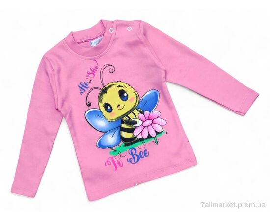 Батник дитячий Весна/осінь 2024 рожевий бджілка (4 шт. р.сітка1-4) "Kids-modnik" недорого оптом від прямого постачальника Батник дитячий Весна/осінь 2024 рожевий бджілка (4 шт. р.сітка1-4) "Kids-modnik" недорого оптом від прямого постачальника