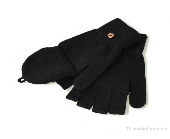 Варежки мужские Зима 1305 black (12 шт. р.сетка One size) "CAP" недорого оптом от прямого поставщика Фотография Варежки мужские Зима 1305 black (12 шт. р.сетка One size) "CAP" недорого оптом от прямого поставщика