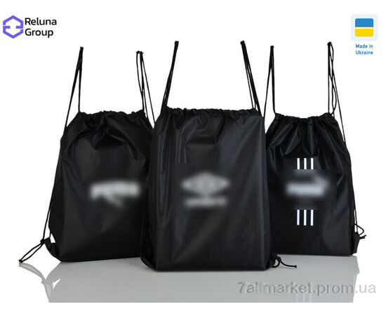 Рюкзак-мішок унісекс  N612-1 mix (5 шт. р.сітка) "Reluna Group" недорого оптом від прямого постачальника Рюкзак-мішок унісекс  N612-1 mix (5 шт. р.сітка) "Reluna Group" недорого оптом від прямого постачальника
