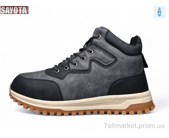 Ботинки мужские стильные зима 981-6 (8 пар р.41-46) "Sayota" недорого оптом от прямого поставщика Фотография Ботинки мужские стильные зима 981-6 (8 пар р.41-46) "Sayota" недорого оптом от прямого поставщика
