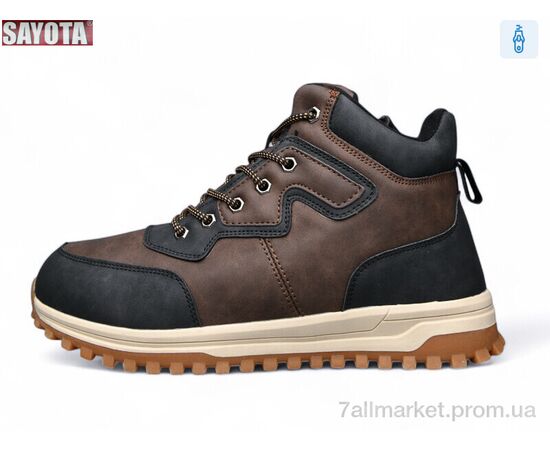 Ботинки мужские стильные зима 981-8 (8 пар р.41-46) "Sayota" недорого оптом от прямого поставщика Фотография Ботинки мужские стильные зима 981-8 (8 пар р.41-46) "Sayota" недорого оптом от прямого поставщика