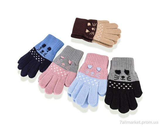 Перчатки для детей Зима D11 mix (12 шт. р.сетка One size) "CAP" недорого оптом от прямого поставщика Фотография Перчатки для детей Зима D11 mix (12 шт. р.сетка One size) "CAP" недорого оптом от прямого поставщика