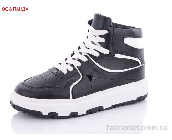 Кросівки жіночі модні Весна/осінь BK72 black (8 пар р.36-41) "QQ&Панда" недорого оптом від прямого постачальника Кросівки жіночі модні Весна/осінь BK72 black (8 пар р.36-41) "QQ&Панда" недорого оптом від прямого постачальника