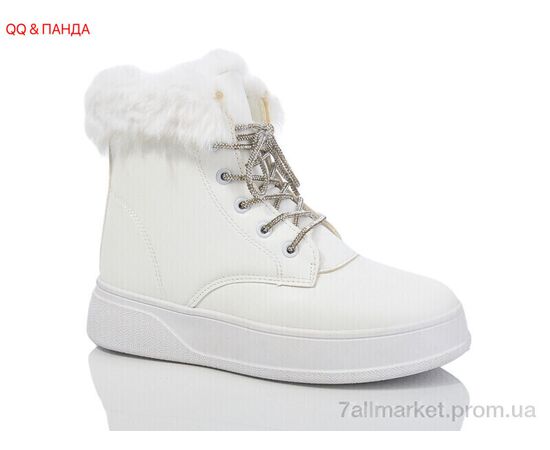 Черевики жіночі стильні Зима JP29 white (8 пар р.36-41) "QQ&Панда" недорого оптом від прямого постачальника Черевики жіночі стильні Зима JP29 white (8 пар р.36-41) "QQ&Панда" недорого оптом від прямого постачальника