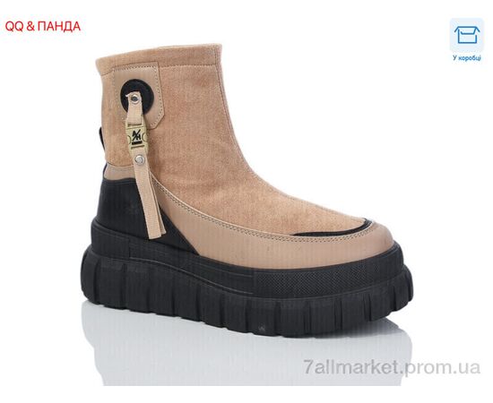 Ботинки женские стильные Весна/осень JP15-3 (8 пар р.36-41) "QQ&Панда" недорого оптом от прямого поставщика Фотография Ботинки женские стильные Весна/осень JP15-3 (8 пар р.36-41) "QQ&Панда" недорого оптом от прямого поставщика
