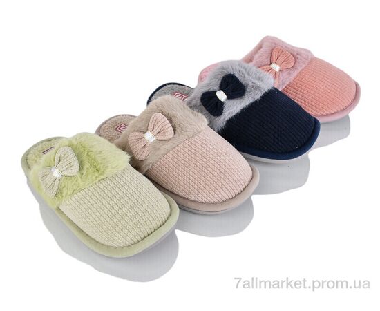 Тапки женские для дома зима H34 mix (12 пар р.36-41) "Optstok" недорого оптом от прямого поставщика Фотография Тапки женские для дома зима H34 mix (12 пар р.36-41) "Optstok" недорого оптом от прямого поставщика