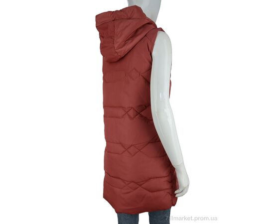 Жилетка жіноча Весна/осінь 809 terracot (06886) (5 шт. р.сіткаM-3XL) "Obuvok" недорого оптом від прямого постачальника, зображення 2 Жилетка жіноча Весна/осінь 809 terracot (06886) (5 шт. р.сіткаM-3XL) "Obuvok" недорого оптом від прямого постачальника, зображення 2