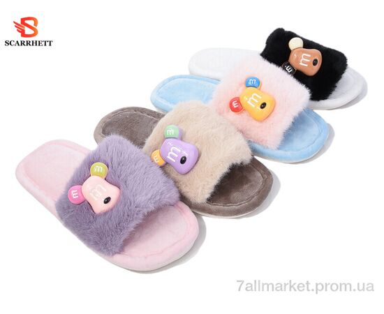 Тапки детские домашние Весна/осень K1589 mix (12 пар р.30-35) "SCARRHETT" недорого оптом от прямого поставщика Фотография Тапки детские домашние Весна/осень K1589 mix (12 пар р.30-35) "SCARRHETT" недорого оптом от прямого поставщика