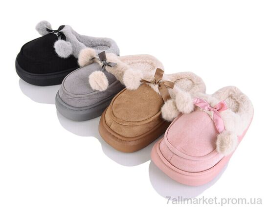 Тапки жіночі для будинку Зима L783 mix (12 пар р.36-41) "SANLIN 2" недорого оптом від прямого постачальника Тапки жіночі для будинку Зима L783 mix (12 пар р.36-41) "SANLIN 2" недорого оптом від прямого постачальника