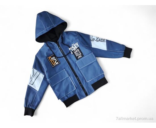 Куртка дитяча Весна/осінь 21010 синій (4 шт. р.сітка10-13) "Kids-modnik" недорого оптом від прямого постачальника Куртка дитяча Весна/осінь 21010 синій (4 шт. р.сітка10-13) "Kids-modnik" недорого оптом від прямого постачальника