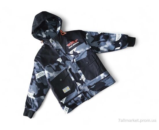 Куртка дитяча Весна/осінь 21007-2 сірий (4 шт. р.сітка7-10) "Kids-modnik" недорого оптом від прямого постачальника Куртка дитяча Весна/осінь 21007-2 сірий (4 шт. р.сітка7-10) "Kids-modnik" недорого оптом від прямого постачальника