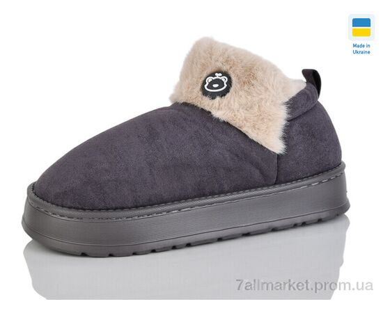 Тапки мужские домашние зима 10162 сірий (6 пар р.41-45) "Зручне взуття" недорого оптом от прямого поставщика Фотография Тапки мужские домашние зима 10162 сірий (6 пар р.41-45) "Зручне взуття" недорого оптом от прямого поставщика