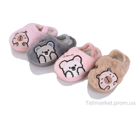 Тапки детские домашние зима S58310 mix (12 пар р.24-29) "Family" недорого оптом от прямого поставщика Фотография Тапки детские домашние зима S58310 mix (12 пар р.24-29) "Family" недорого оптом от прямого поставщика