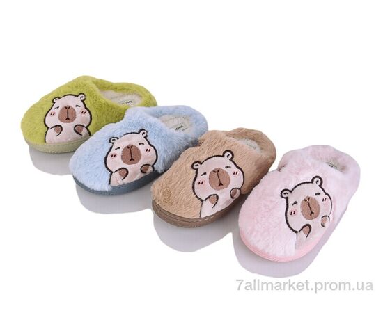 Тапки детские домашние зима S56310 mix (12 пар р.30-35) "Family" недорого оптом от прямого поставщика Фотография Тапки детские домашние зима S56310 mix (12 пар р.30-35) "Family" недорого оптом от прямого поставщика