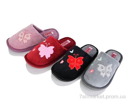 Тапки женские для дома зима Ж8129 mix (12 пар р.36-41) "Progress" недорого оптом от прямого поставщика Фотография Тапки женские для дома зима Ж8129 mix (12 пар р.36-41) "Progress" недорого оптом от прямого поставщика