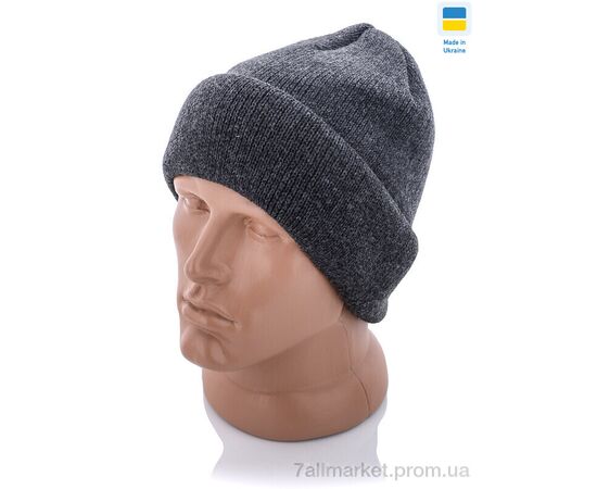 Шапка чоловіча Зима 002-4 d.grey (5 шт. р.сіткаOne size) "Kindzer" недорого оптом від прямого постачальника Шапка чоловіча Зима 002-4 d.grey (5 шт. р.сіткаOne size) "Kindzer" недорого оптом від прямого постачальника