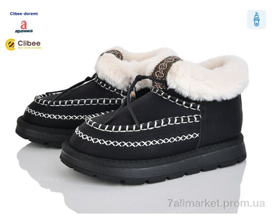 Ботинки детские удобные зима E2 black (8 пар р.33-38) "Clibee-Doremi" недорого оптом от прямого поставщика Фотография Ботинки детские удобные зима E2 black (8 пар р.33-38) "Clibee-Doremi" недорого оптом от прямого поставщика