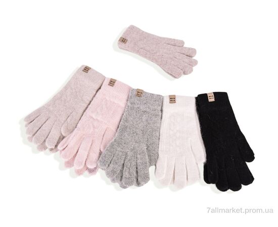 Рукавички жіночі Зима 7077 (хутро) mix (12 шт. р.сітка6,5-8,5) "KUINH" недорого оптом від прямого постачальника Рукавички жіночі Зима 7077 (хутро) mix (12 шт. р.сітка6,5-8,5) "KUINH" недорого оптом від прямого постачальника